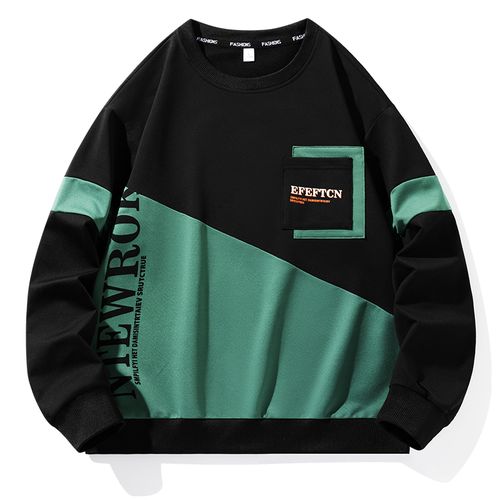 Fashion 2023 New Luxury Printing Men's Sweater Fashion Casual Long Sleeve T- Shirt Loose Korean Top Green | Jumia Nigeria