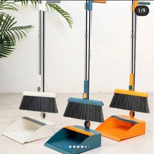 product_image_name-Generic-2in1 Dust Pan and Broom Combo for Floor Cleaning -2