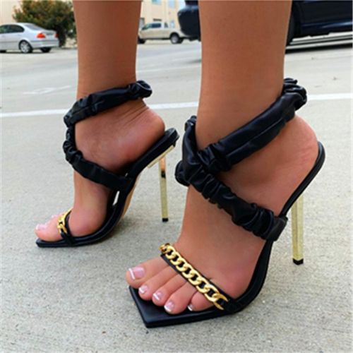 Thin discount heeled sandals