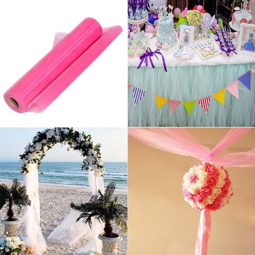 Generic Tulle Fabric Sash Spool For Sewing DIY Wedding Holiday