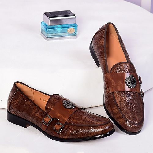 product_image_name-Fashion-MEN CROWN BARGE BELT CORPORATE SHOE BROWN-1