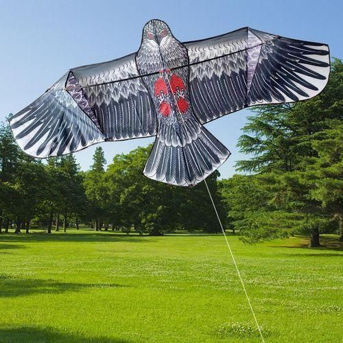 ONIBENZ Giant Lifelike Eagle Kite Kit - 2.2M Large Raptor Bird Control Tool with Flying Line & Handle - image 5