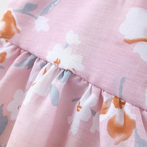 product_image_name-Arsuxeo-Girl Dress Hanging Strap Big Bow Princess Dress Party Dress With Hat For 0-3 Years Old Baby-2