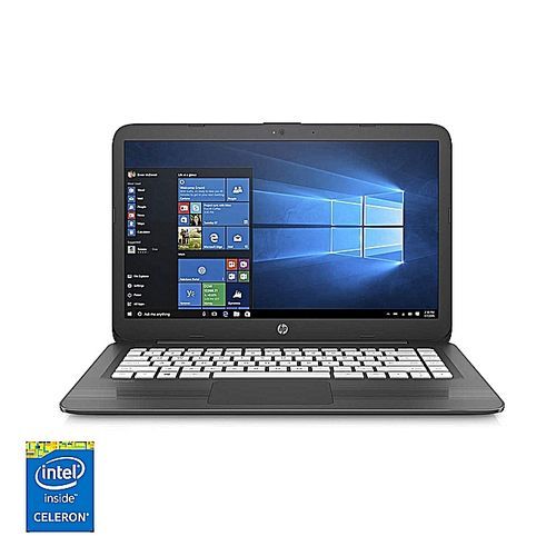 HP Stream 14 Intel Celeron 4GB,32GB SSD +32gb Flash Wins 10 +Bag And Mouse