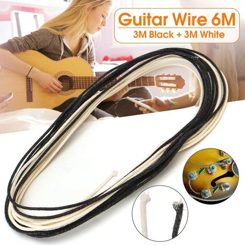 Vintage-style push back cloth wire for guitars, 22ga