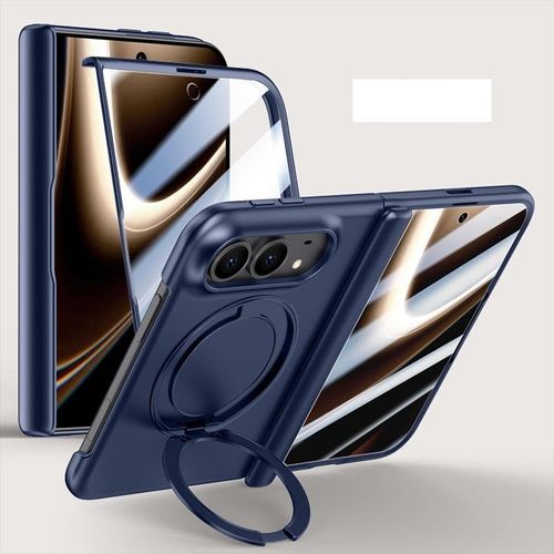 Generic Magnetic Rotating Stand with Screen protector Case For Apple iPhone Duo