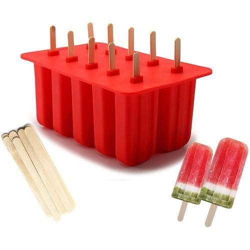 product_image_name-Generic-10 Freezer Ice Yogurt Lolly Mold Popsicle-1