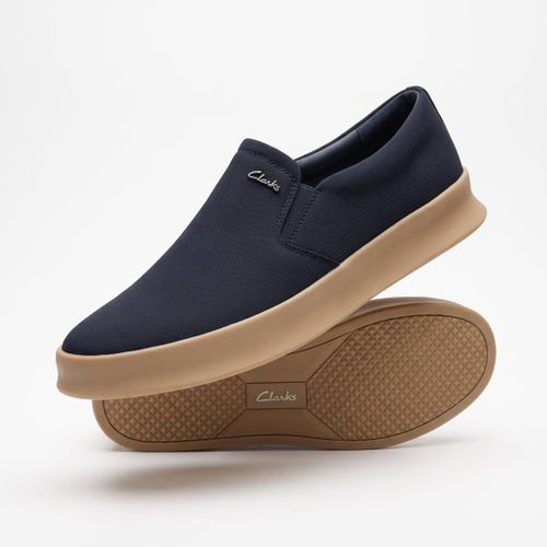 Clarks  Men’s FlexStep Breathable Mesh Slip-On Sneakers – Navy-Blue (BL311N) - image 3