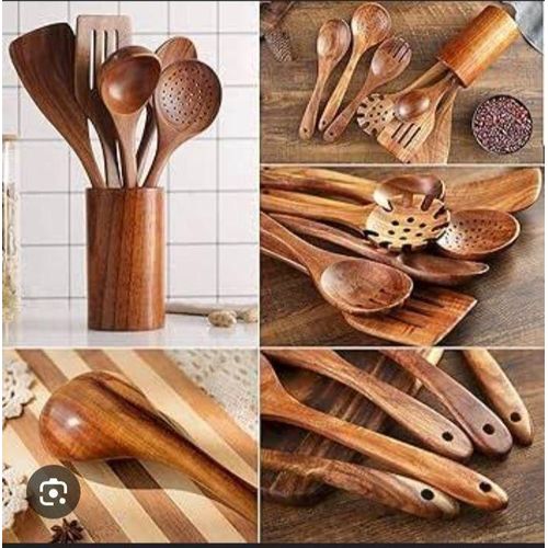 Generic High Quality Non Stick Wooden Spoon Set