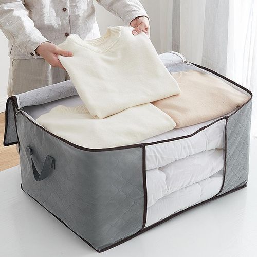 Generic Quilt Storage Bag Large Capacity Clothes Organizer Duvet Blanket Sorting Bags