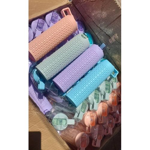 product_image_name-Generic-Textured sport bottle or plastic water bottle with silicone sleeves -1