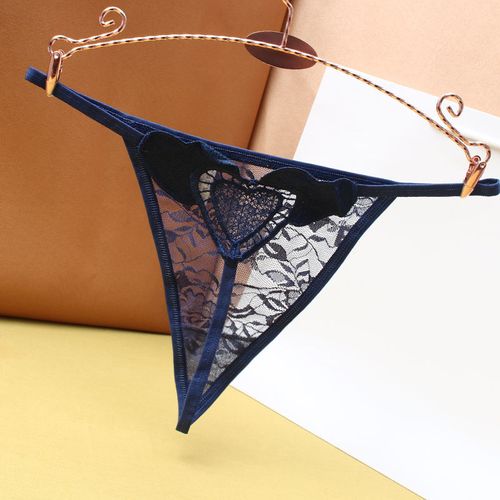 Women Fashion Lace G-string Panties Hollow Out Underwear Low-waist