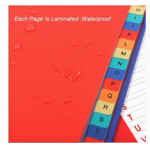 FOSKA PP INDEX A4 Colored File Organizer A-Z - image 2