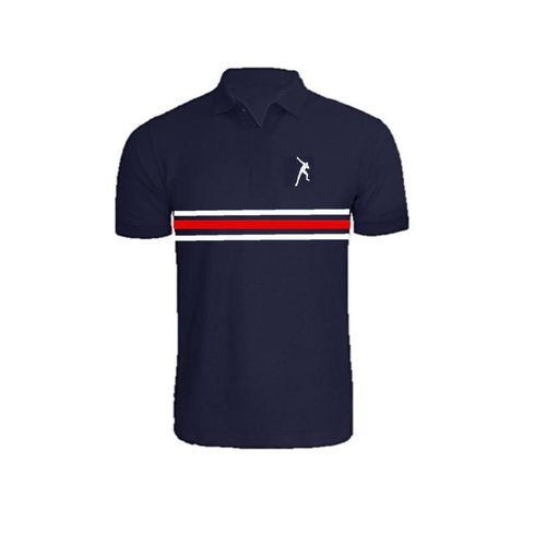 product_image_name-Ifit Wears-Men's Exclusive Quality Striped Design Polo - Navy Blue-1