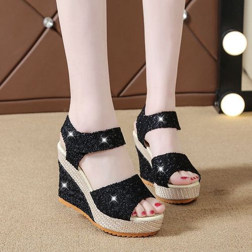 2019 Summer Fashion Womens High Pearl Wedge Sandals With Platforms And Peep  Toe Hot Sale! From Neideng2019, $24.08 | DHgate.Com