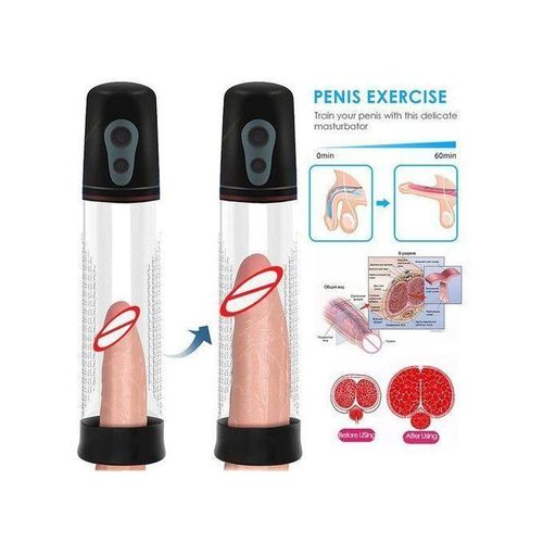 Generic Adjustable Shockproof Silicone Automatic Penis Pump, Easy To Clean, USB Rechargeable - image 3