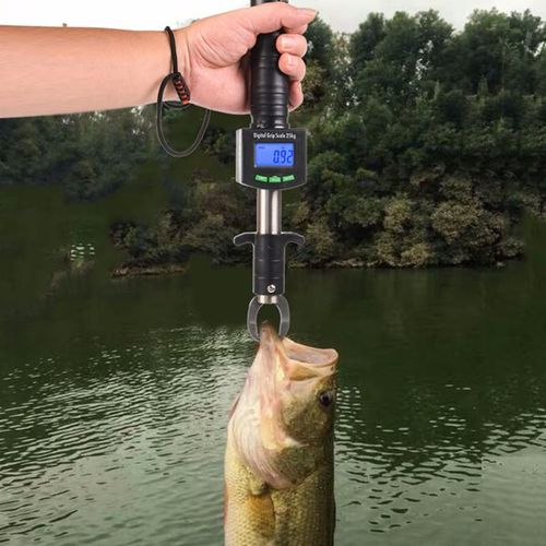 Generic Portable Fish Lip Gripper With Digital Weight Scale 25KG/55LB Fish