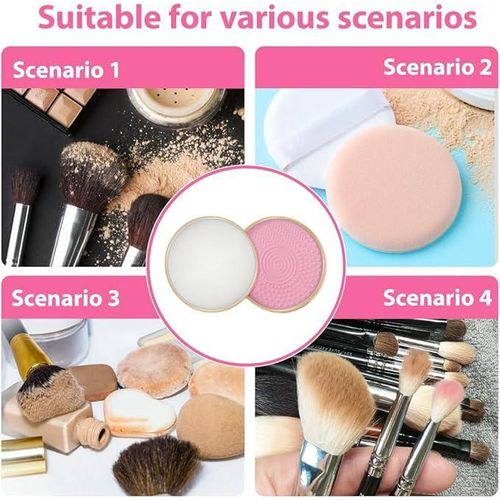 product_image_name-Generic-1-pack makeup brush cleaner, makeup brush cleaning set: solid soap and cleaning pad-8