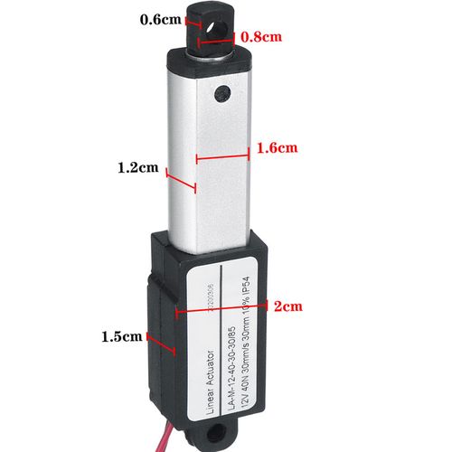 Generic 1500N 30mm Stroke Micro Linear Actuator 12V Electric Micro Linear  Motor For Micro-devices Car