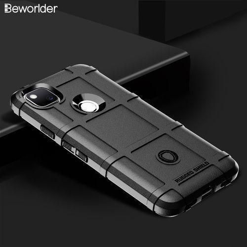 product_image_name-Generic-Rugged Shield Back Case For Google Pixel 4a 5g - Black-1