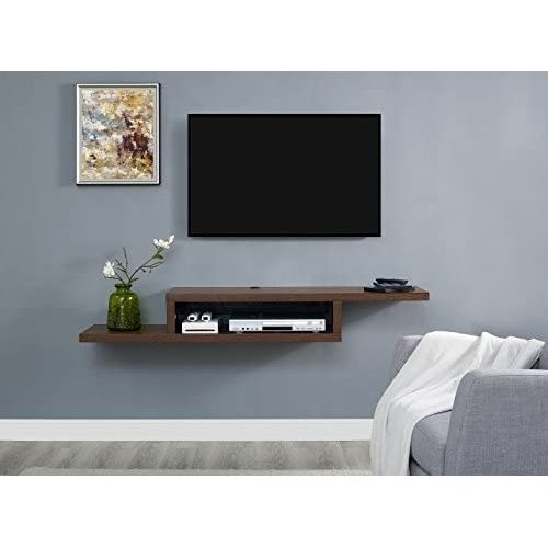 Generic Floating Wooden Tv Wall Mount Shelf Tv Console Wooden