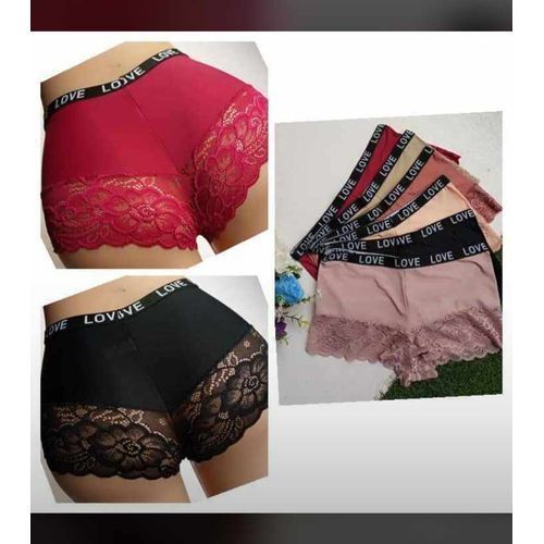 Fashion Sexy Bum Ladies Niker Panties 4pieces