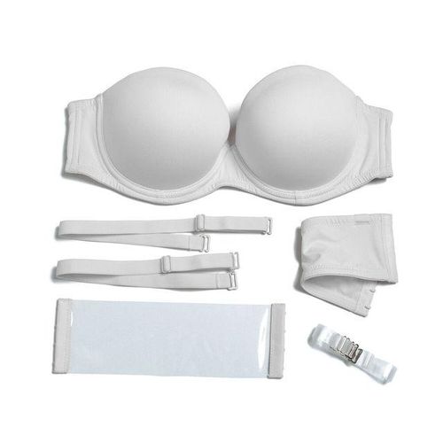 Generic New Adjusted Convertible Sexy Silicone Strapless Bras For Women  Sexy Backless Low Deep Halter Unlined B C D Dd E Ddd F G Cups