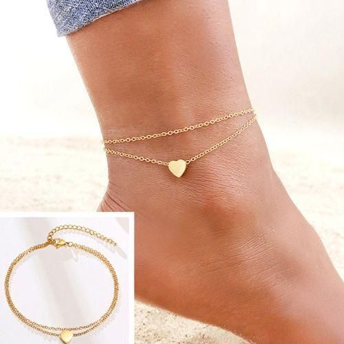 Fashion 2 In 1 Ankle Leg Chain-GOLD