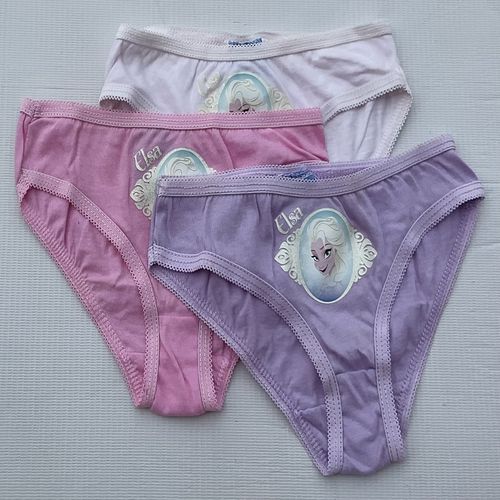 Disney Set Of 3 Frozen Girls Briefs