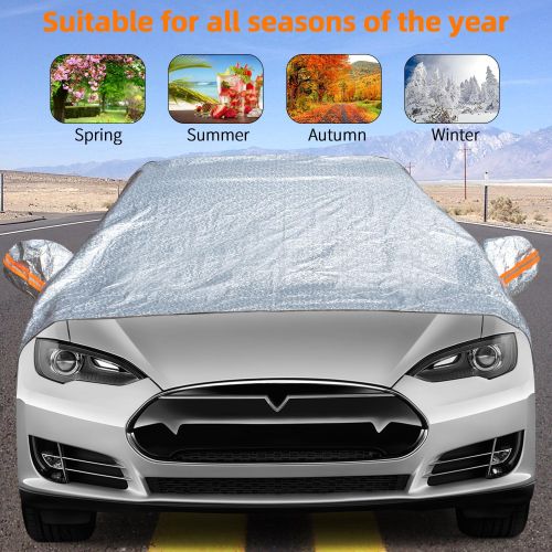 Generic Windshield Cover, Winter Windshield Cover, Foldable Sun Protection  Cover, Windshield Cover, Car Windshield Cover with 9 Magnets for Against  Snow, Frost and Sun