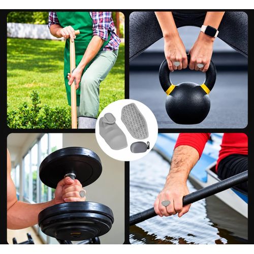 Generic Silicone Gym Grips – Anti-Slip Weightlifting, Workout & Pull-Up Hand Grips - image 4