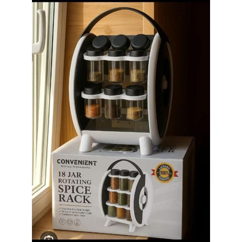 Generic 18 In 1 Spice JarsContainer Organizer / storage containers - spice container