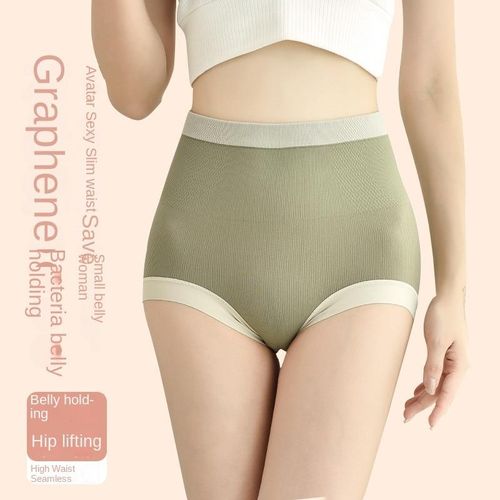 Generic Women's underwear pure cotton antibacterial crotch high