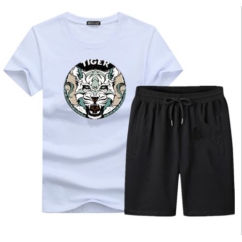 Fashion 100% Cotton T-Shirts +Shorts Men's Short Sleeve Set | Jumia Nigeria