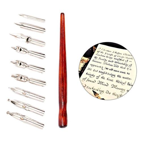 Manga Dip Pen Nib Holder Set comic Drawing Calligraphy Kit 3 Nibs 