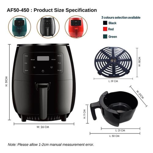 Generic SILVER CREST 6L Household Large Capacity Multi-Functional Electric Fryer - image 4