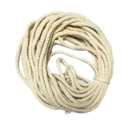 Generic 10m Natural Twisted Braided Cotton Rope Cord String 5mm