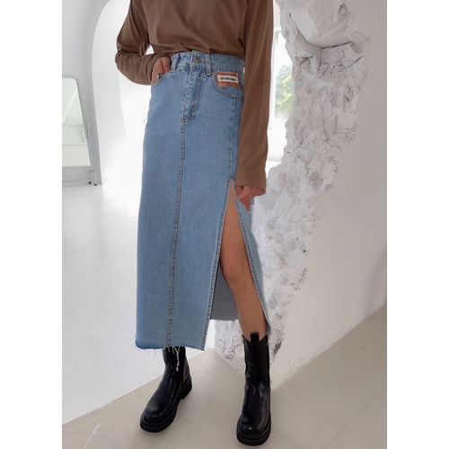 See-More Jean Skirts