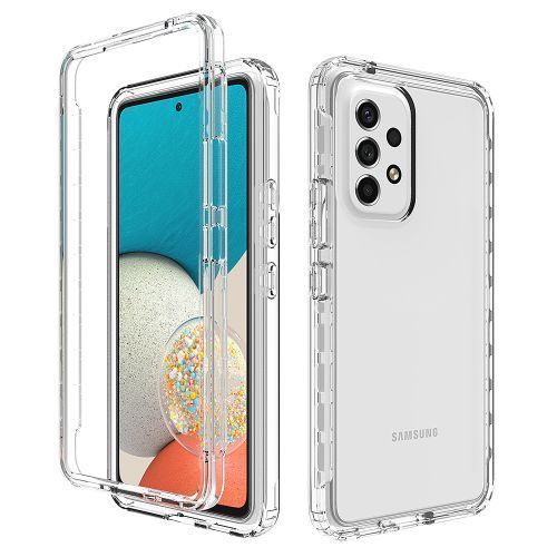 Samsung Galaxy A72  Transparent 360 Degree Front And Back Case