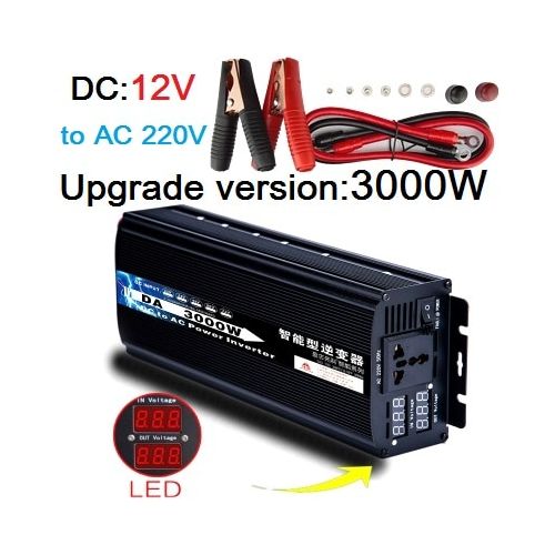 Generic Inverter 12V/24V To AC 220V 50Hz 1500W 2200W 3000W Voltage