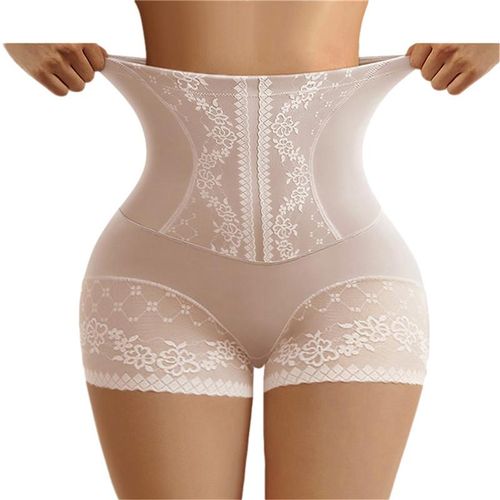 Generic Women High Waist Control Panties Seamless Shapewear Briefs With  Lace Slimming Shorts Flat Belly Shaping Postpartum Underwear | Jumia Nigeria
