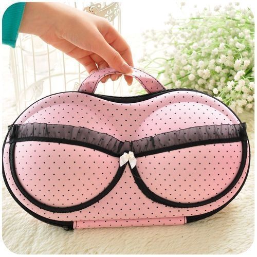 Generic Portable Lingerie Storage & Bra Organizer Travel Bag