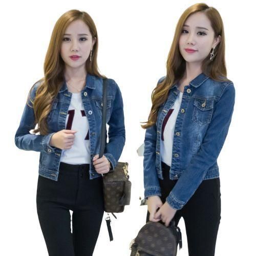 Short jeans coat clearance