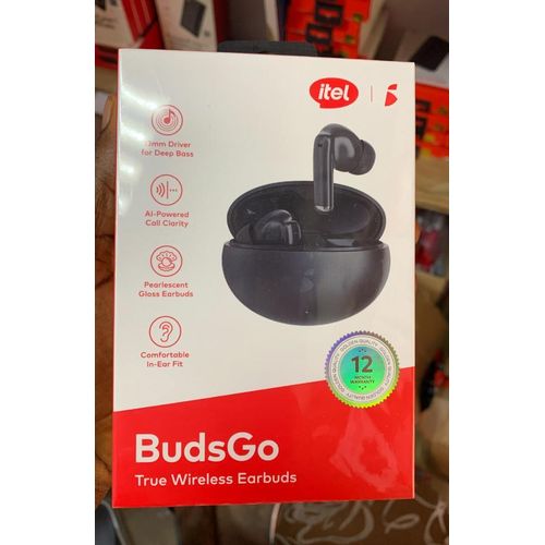 itel BudsGo True Wireless Earbuds ,Noise Cancellation ,Ai Translation (Model:IEW-64)