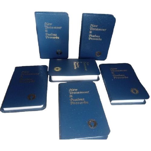 Generic  New Testament Bible With Psalms & Proverbs ( Blue Hardcover)- Pack Of 6 - image 3