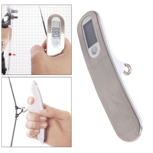 Bow scale for measuring draw weight.