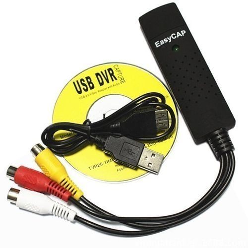 Blue Lans Pro USB 2.0 Video Easycap TV DVD VHS Capture Card Audio AV Adapter For Computer