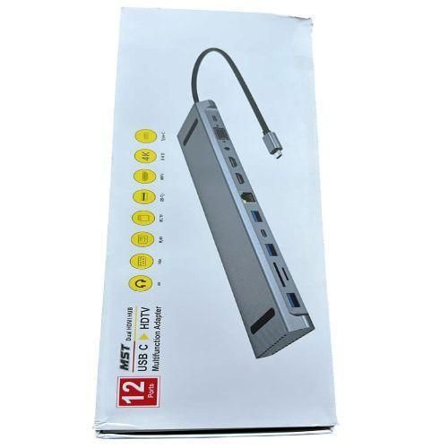 Generic USB Type-C To Hdtv Multifunction Adapter 12 In 1 Hub - image 2