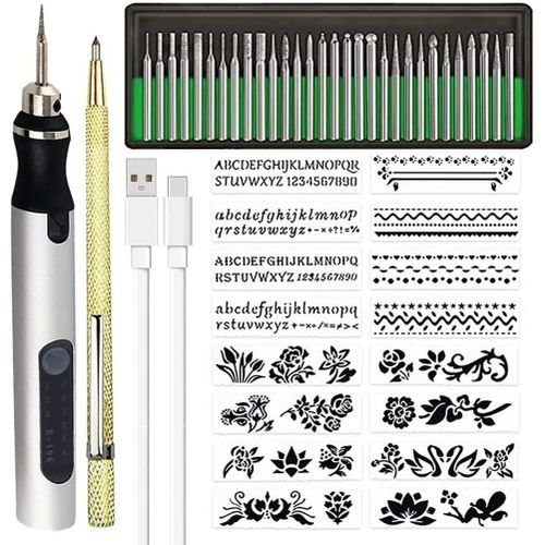 Generic Mini Electric Engraving Pen Portable Cordless Rechargeable