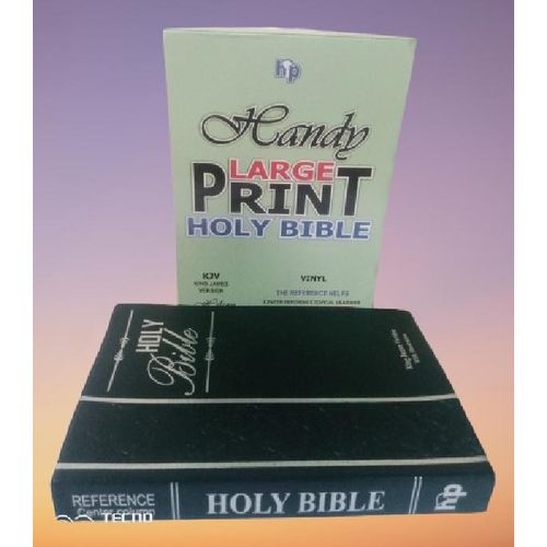 product_image_name-Generic-KJV Giant Print Center-Column Reference Bible-Thumb index with 53,000 Cross References, Leathersoft, Red Letter, Comfort Print-3